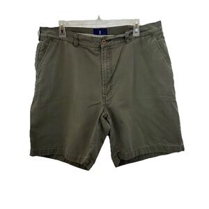 Lanesboro Olive Green Cargo Shorts Men’s 38 Regular Canvas Cotton